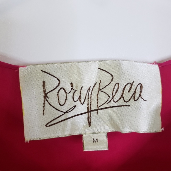 RORY BECA Womens Shift Dress 100% Silk 3/4 Sleeve - Picture 5 of 7